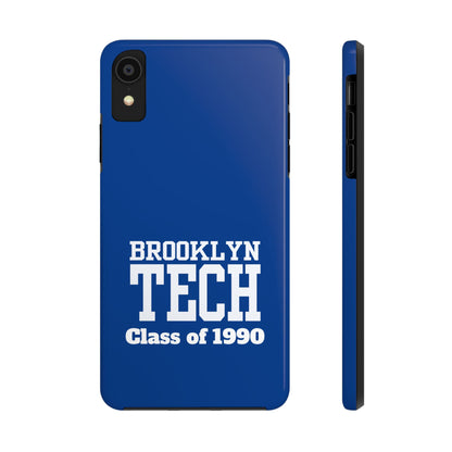 Brooklyn Tech Class of 1990 Tough Phone Case - Blue
