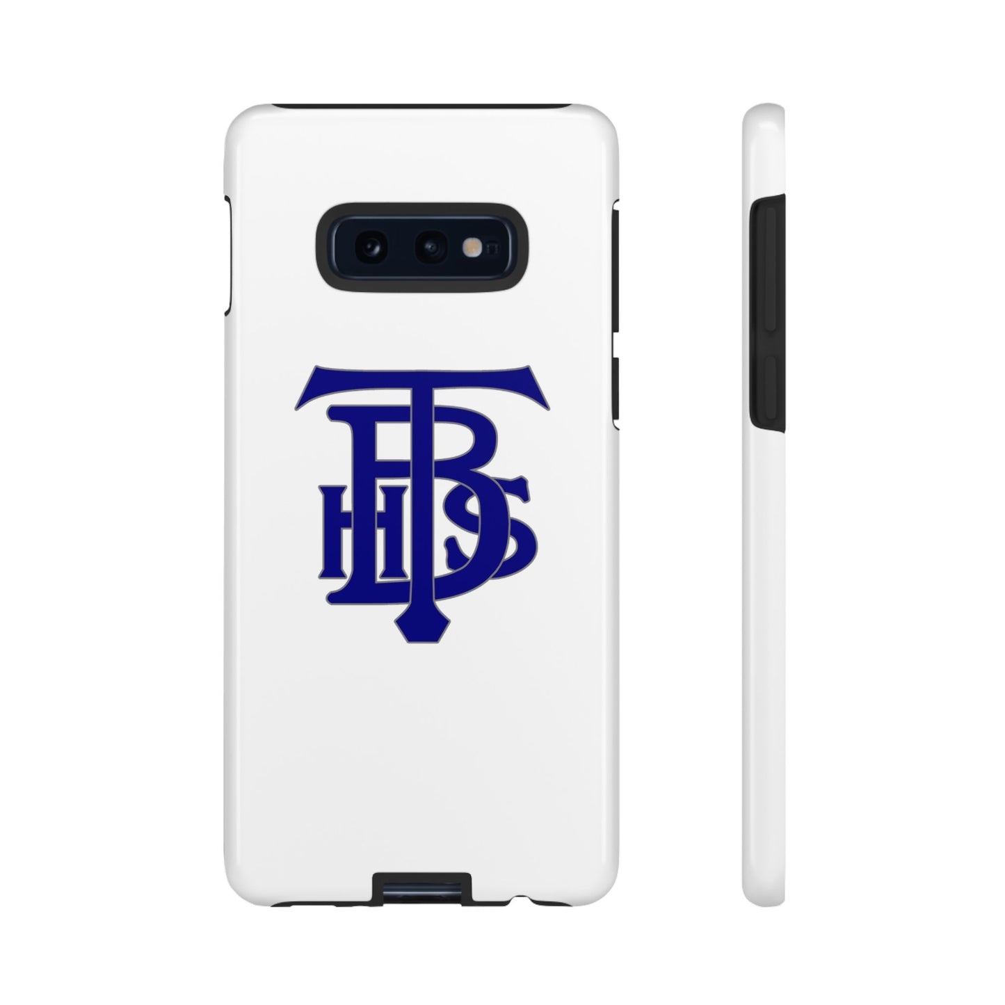 Stacked Logo - Tough Phone Cases - White