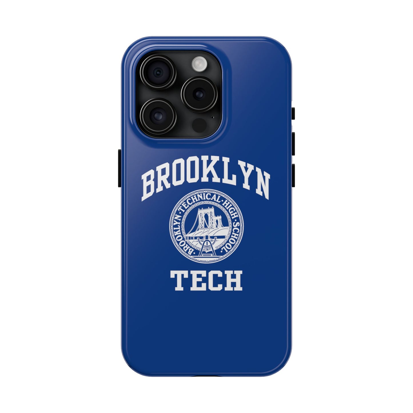 Brooklyn Tech Classic Logo - Tough Phone Cases - Navy