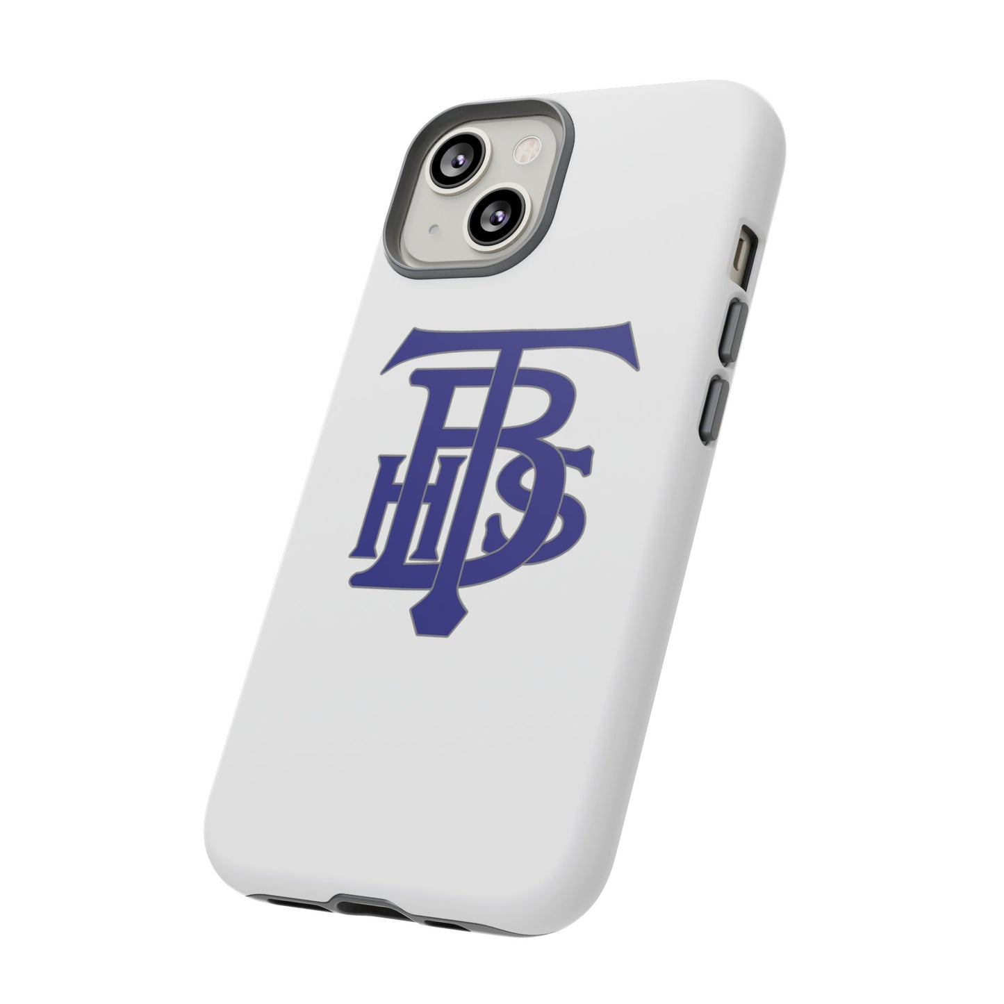 Stacked Logo - Tough Phone Cases - White