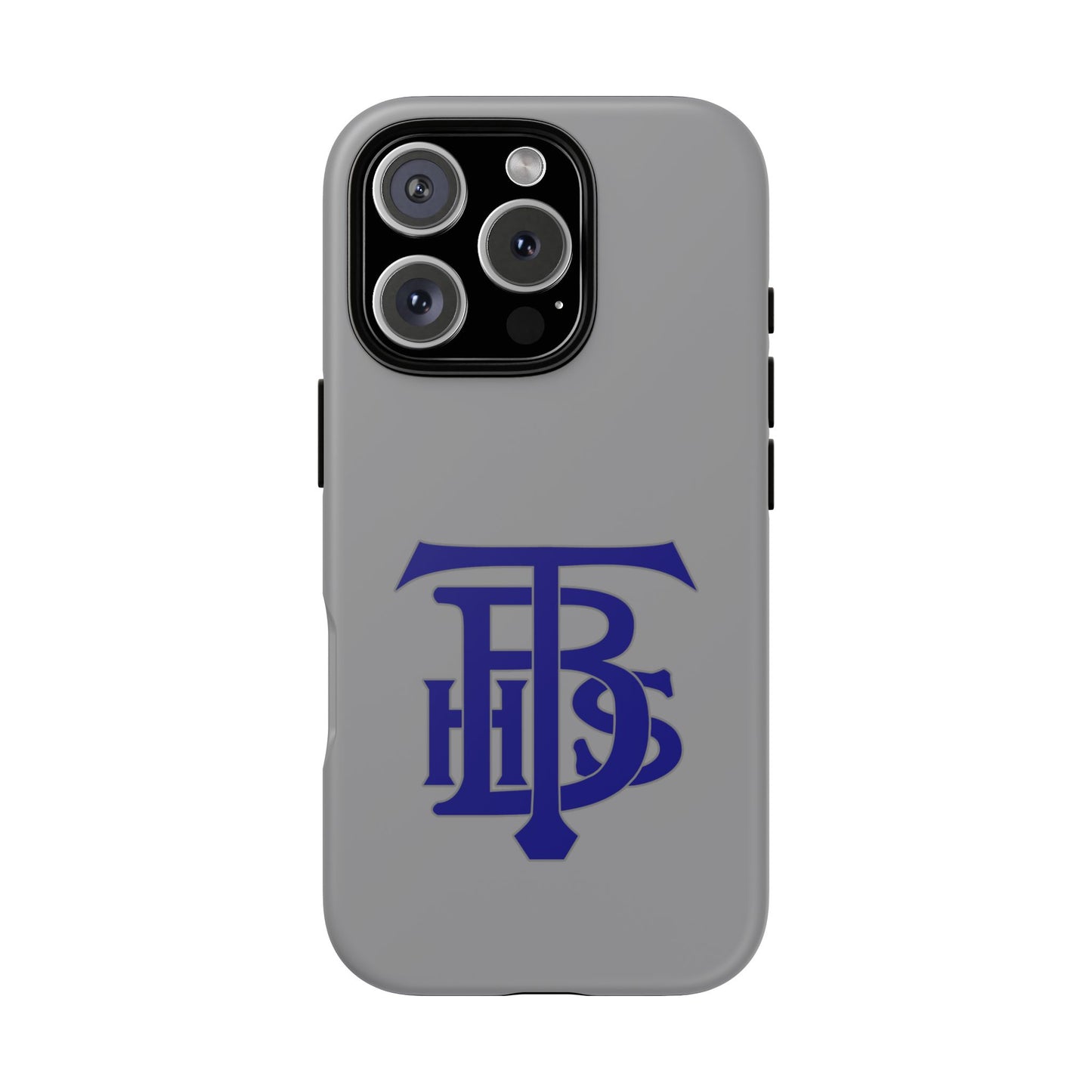 Stacked Logo - Tough Phone Cases - Gray - iPhones