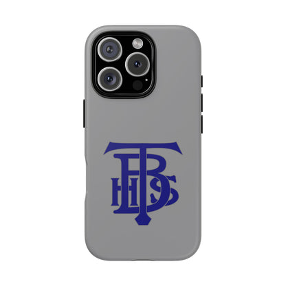 Stacked Logo - Tough Phone Cases - Gray - iPhones