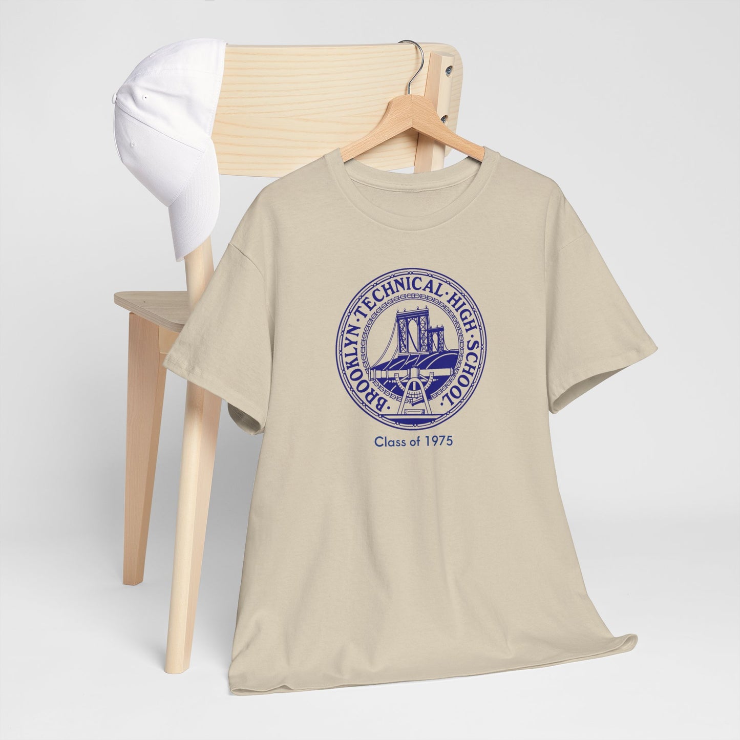 Classic Tech Logo - Class Of 1975 - Men's  Heavy Cotton T-Shirt