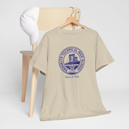 Classic Tech Logo - Class Of 1975 - Men's  Heavy Cotton T-Shirt
