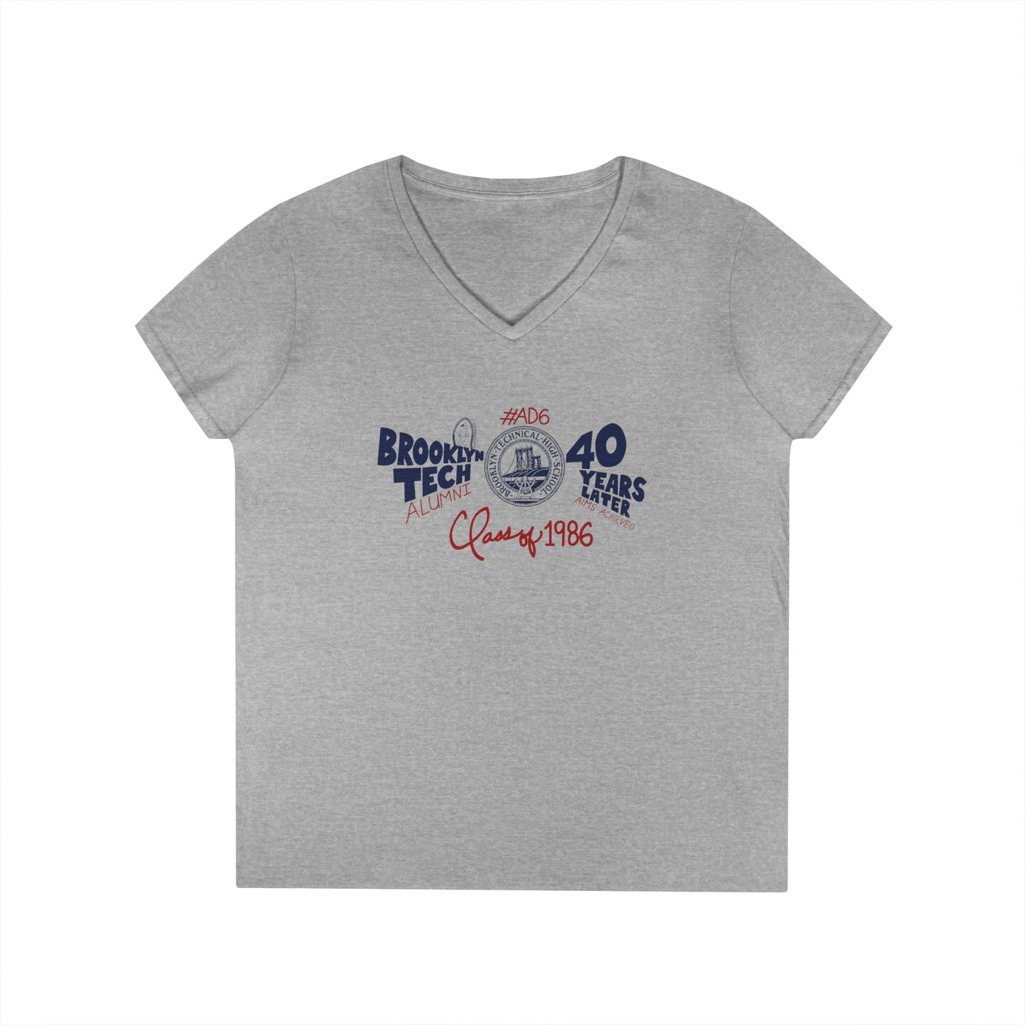 Class of 1986 Commemorative Ladies' V-Neck T-Shirt