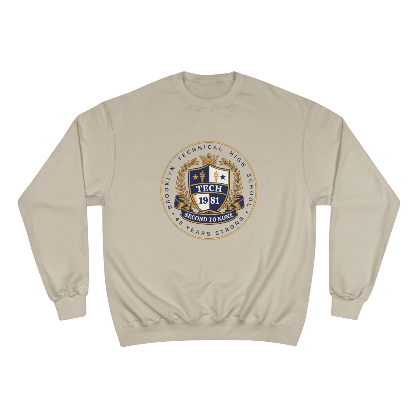 Class of 1981 Champion Crewneck Sweatshirt - Navy Blue Logo