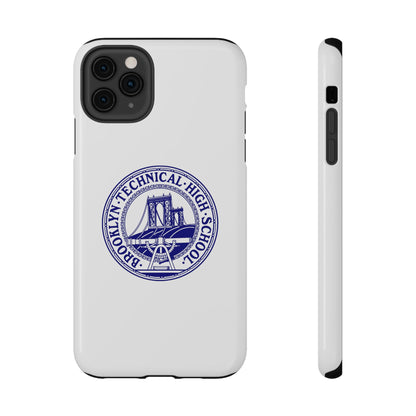 Classic Tech Seal - Impact-Resistant Phone Cases - Iphone Or Samsung - White
