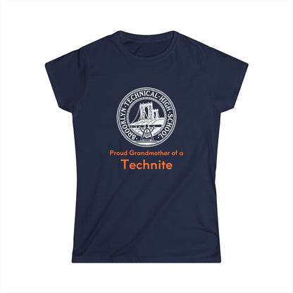 Family - Proud Grandmother Of A Technite - Ladies Softstyle T-Shirt