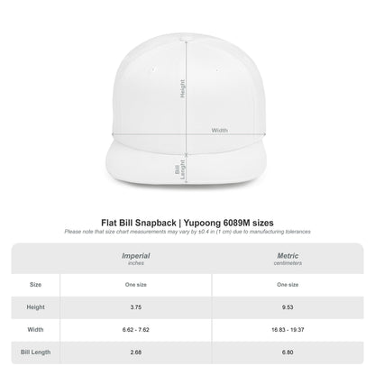 Class of 1986 40th Reunion Flat Bill Snapback Hat - White logo