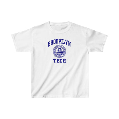 Family - Classic Brooklyn Tech Logo - Kids Heavy Cotton™ T-Shirt