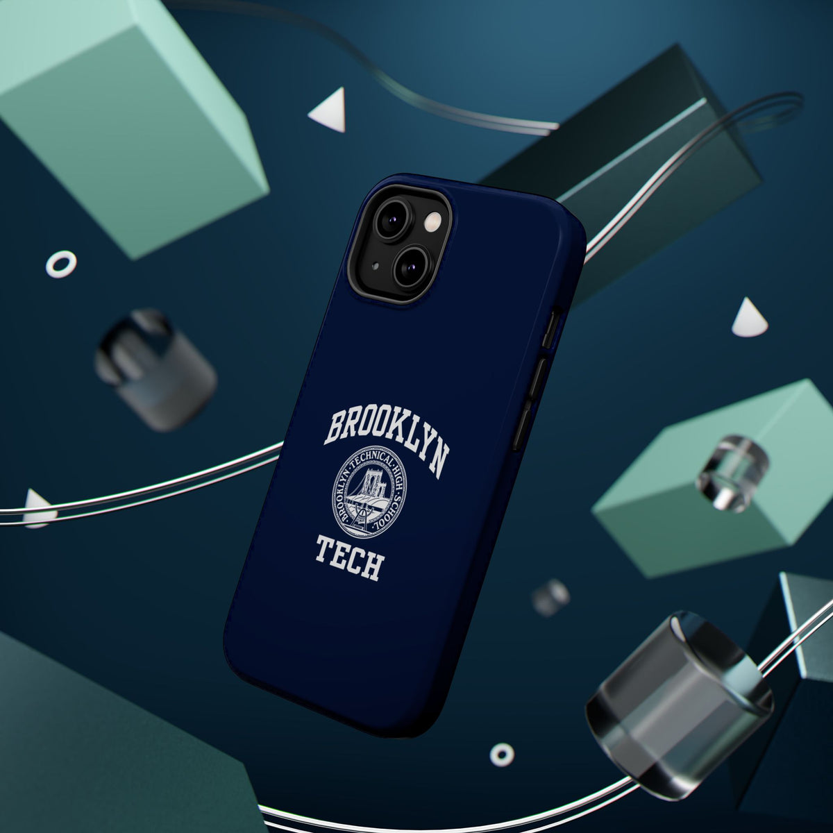 Classic Logo with Brooklyn Tech Magnetic Phone Case