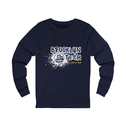 Class Of 1990 Commemorative Unisex Jersey Long Sleeve T-Shirt - Gold Font
