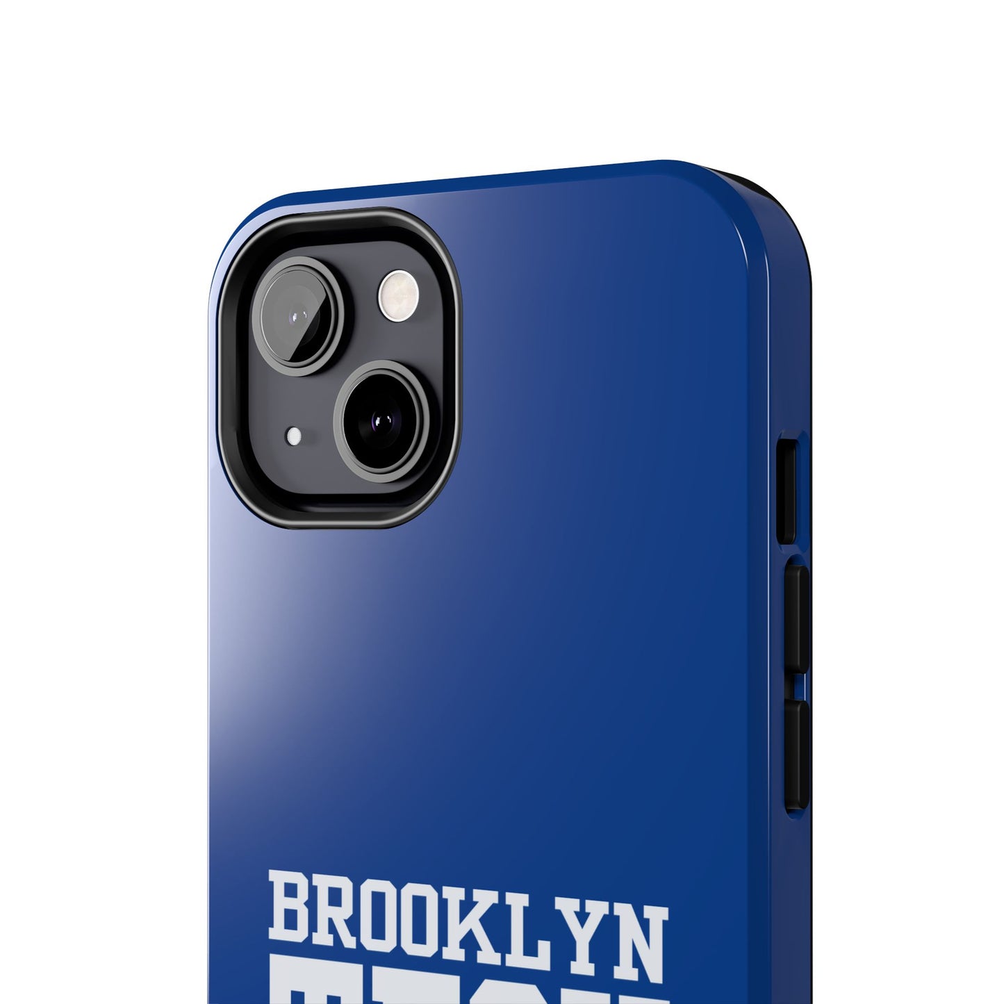 Brooklyn Tech Class Of 1985 Tough Phone Case - Navy-Blue With White Graphics