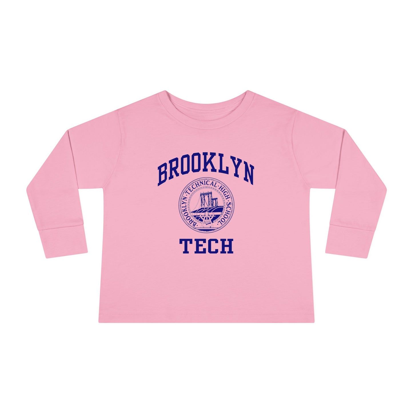 Family - Classic Brooklyn Tech Logo - Toddler Long Sleeve T-Shirt