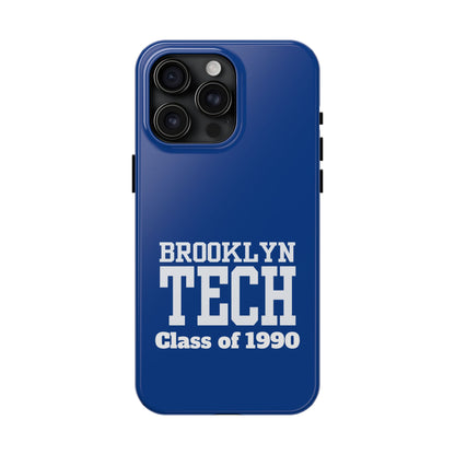 Brooklyn Tech Class Of 1990 Tough Phone Case - Blue