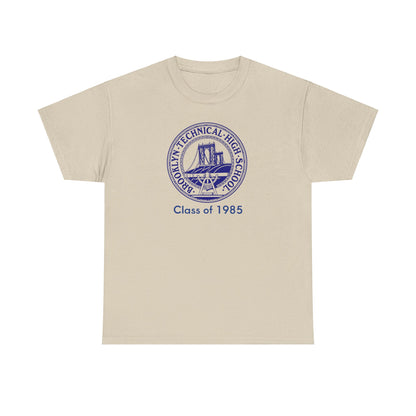 Classic Tech Logo - Class Of 1985 - Men's  Heavy Cotton T-Shirt