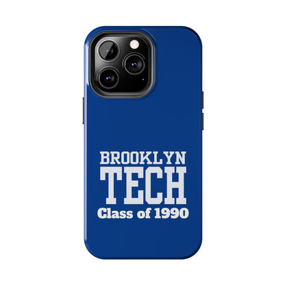 Brooklyn Tech Class of 1990 Tough Phone Case - Blue