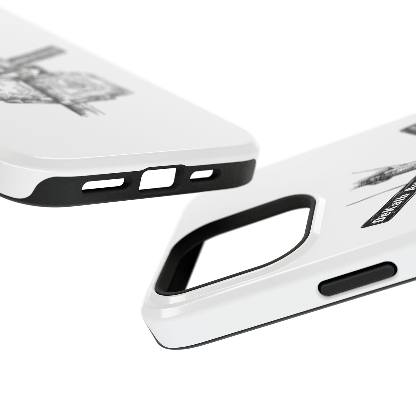 Dekalb Ave & Brooklyn Tech Pl - Impact-Resistant Phone Cases - White