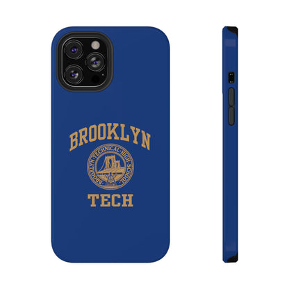 Brooklyn Tech Classic Logo - Impact-Resistant Phone Cases - Iphone Or Samsung - Navy