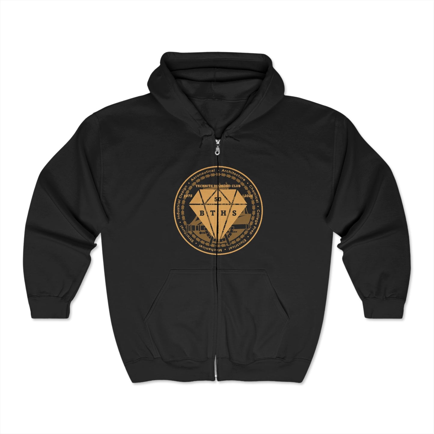 Class Of 1975 Commemorative Unisex Heavy Blend™ Full Zip Hooded Sweatshirt