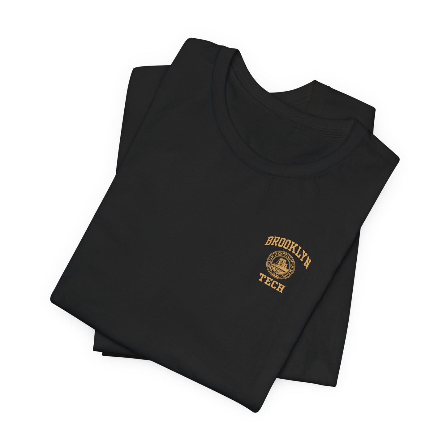 Classic Logo with Brooklyn Tech on Left Chest - Men's Jersey Short Sleeve T-Shirt