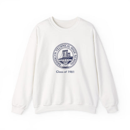 Classic Tech Logo - Class of 1981 - Men's Heavy Blend™ Crewneck Sweatshirt