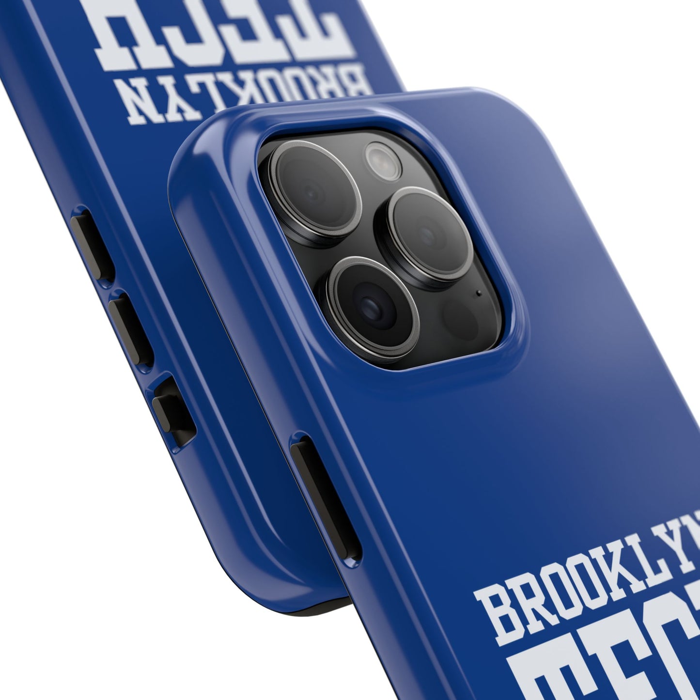 Brooklyn Tech Class Of 1985 Tough Phone Case - Navy-Blue With White Graphics