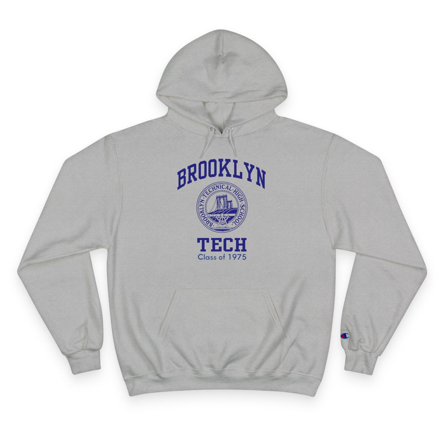 Brooklyn Tech Classic Logo - Champion Hoodie - Class Of 1975