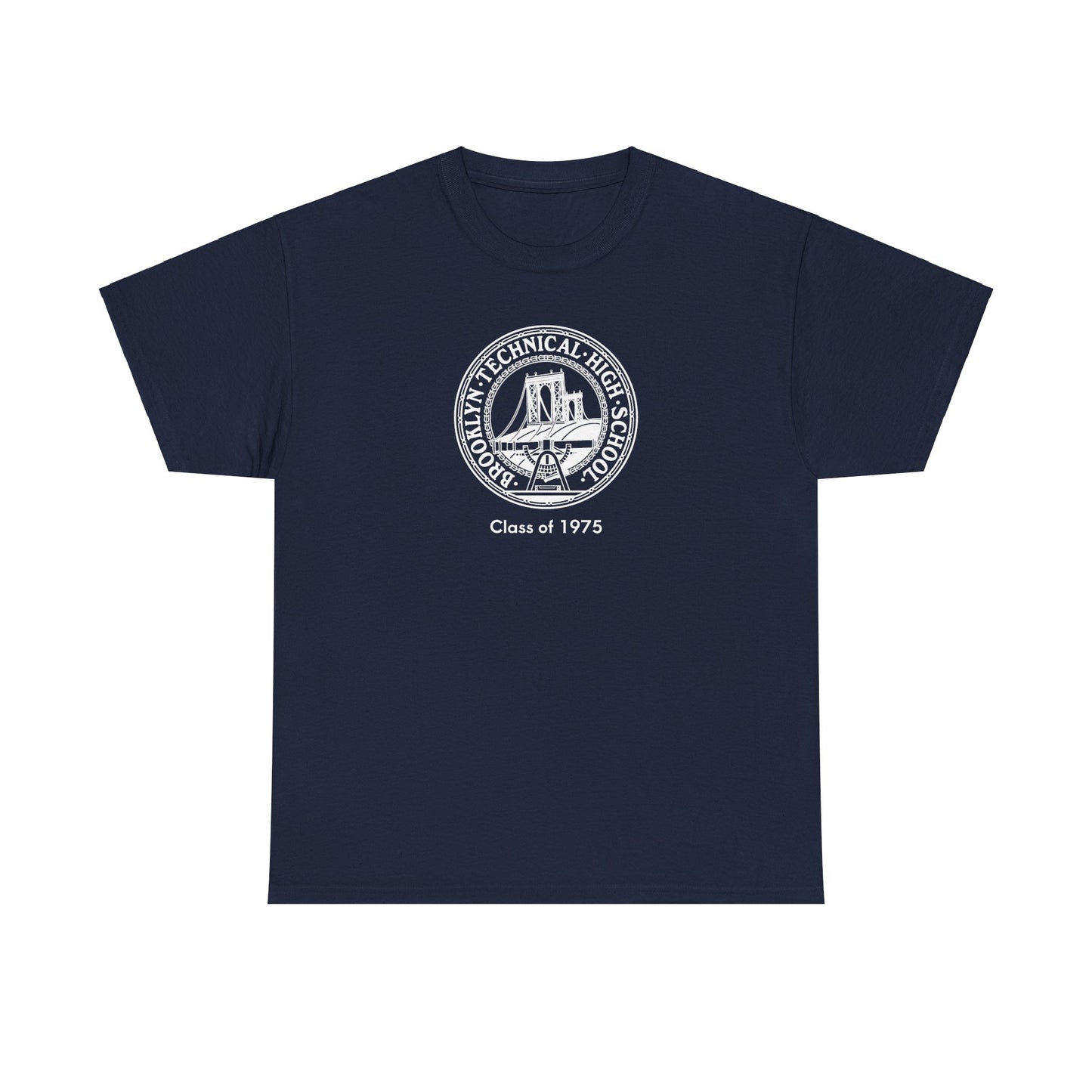 Classic Tech Logo - Class Of 1975 - Men's  Heavy Cotton T-Shirt