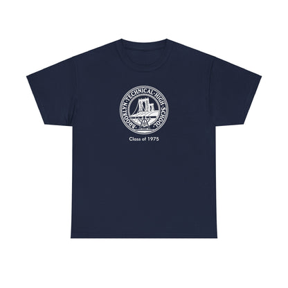Classic Tech Logo - Class Of 1975 - Men's  Heavy Cotton T-Shirt