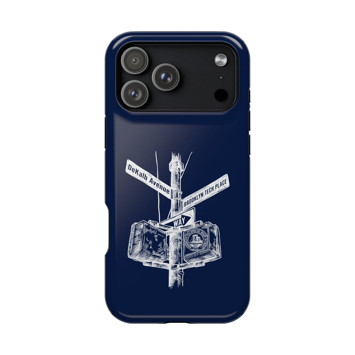 Dekalb Avenue & Brooklyn Tech Pl Magnetic Phone Case