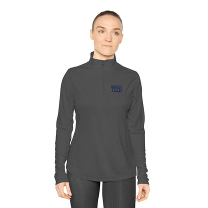 Classic Font - Ladies Quarter-Zip Pullover