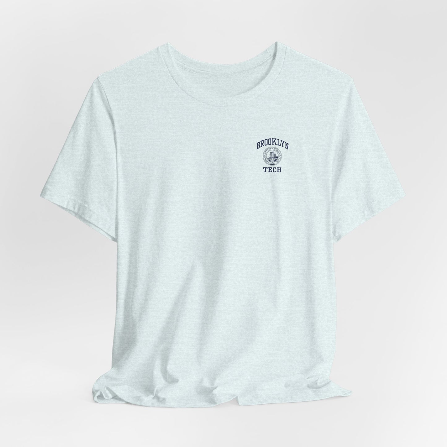 Classic Logo with Brooklyn Tech on Left Chest - Men's Bella + Canvas Short Sleeve Jersey T-Shirt