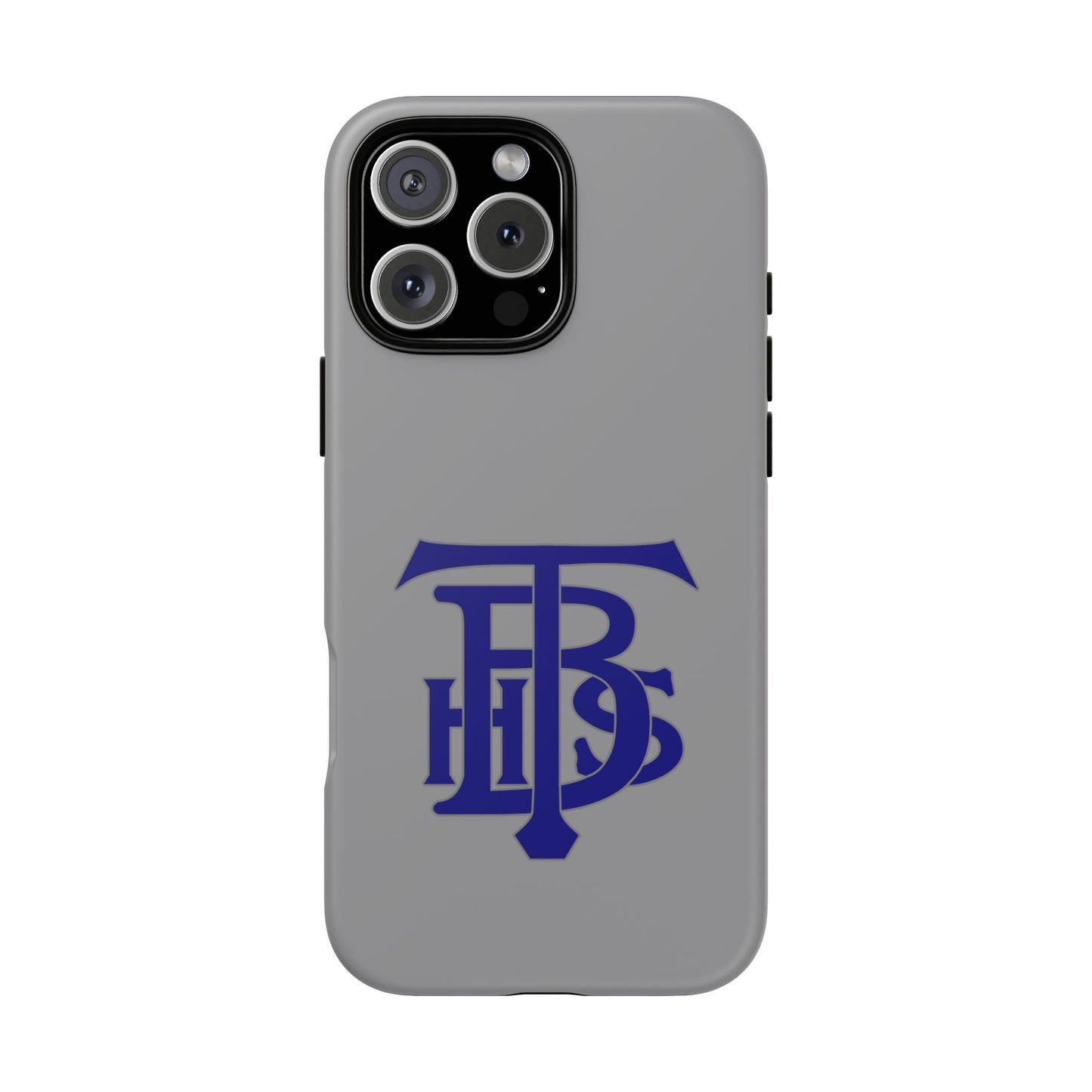 Stacked Logo - Tough Phone Cases - Gray - iPhones