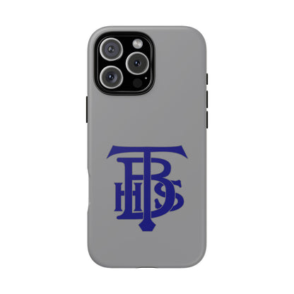 Stacked Logo - Tough Phone Cases - Gray - iPhones