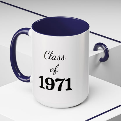 Class of 1971 Accent Coffee Mug — 11 & 15oz