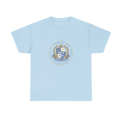 Class of 1981 45 Years Strong - Men's Heavy Cotton T-Shirt - Light Blue Logo