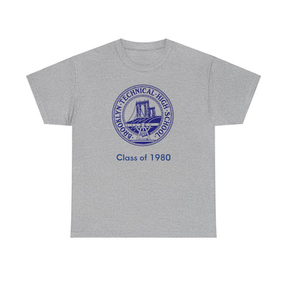 Classic Tech Seal - Men's Heavy Cotton T-Shirt - Class Of 1980