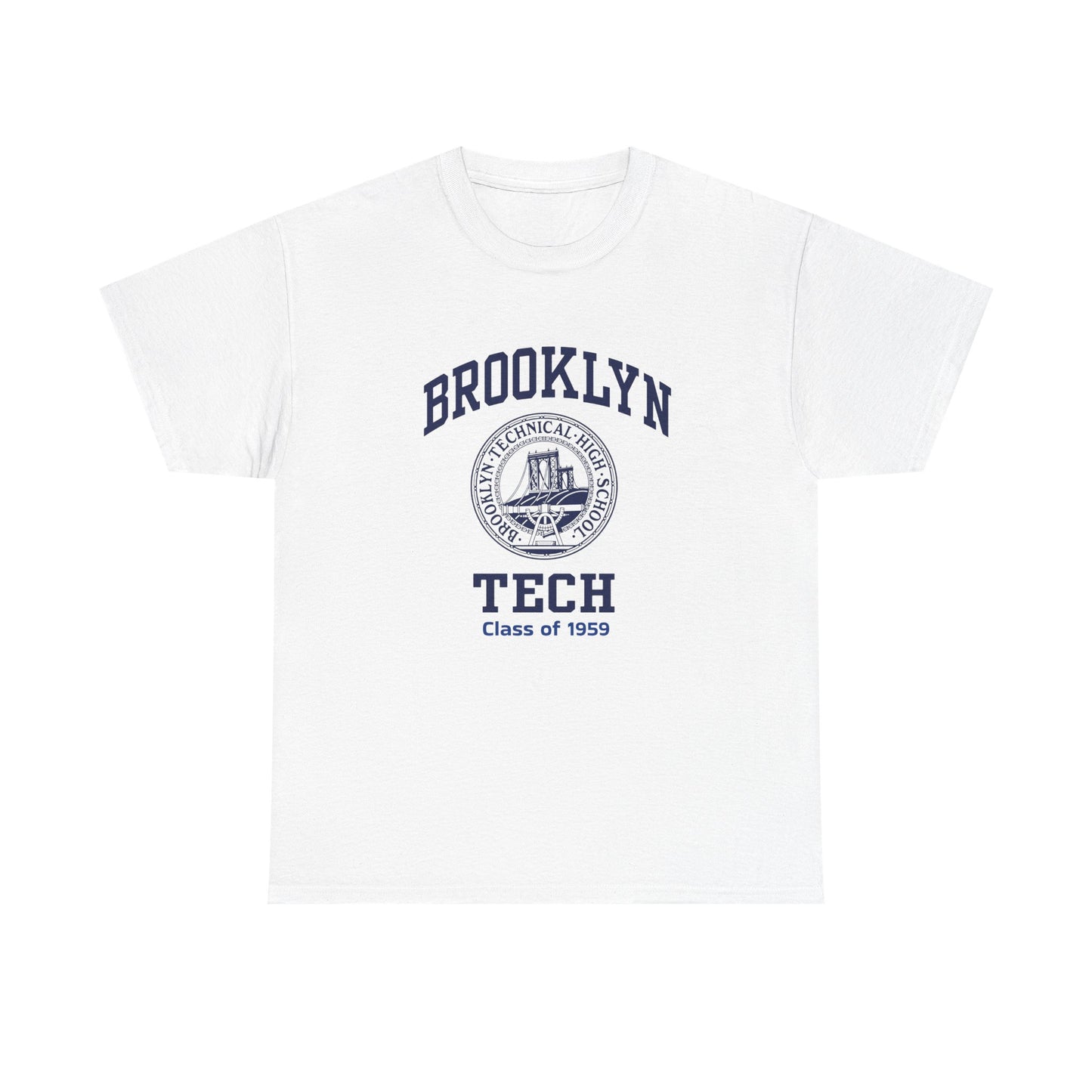 Brooklyn Tech Classic Logo - Men's Heavy Cotton T-Shirt - Class of 1959