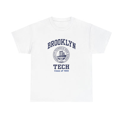 Brooklyn Tech Classic Logo - Men's Heavy Cotton T-Shirt - Class of 1959