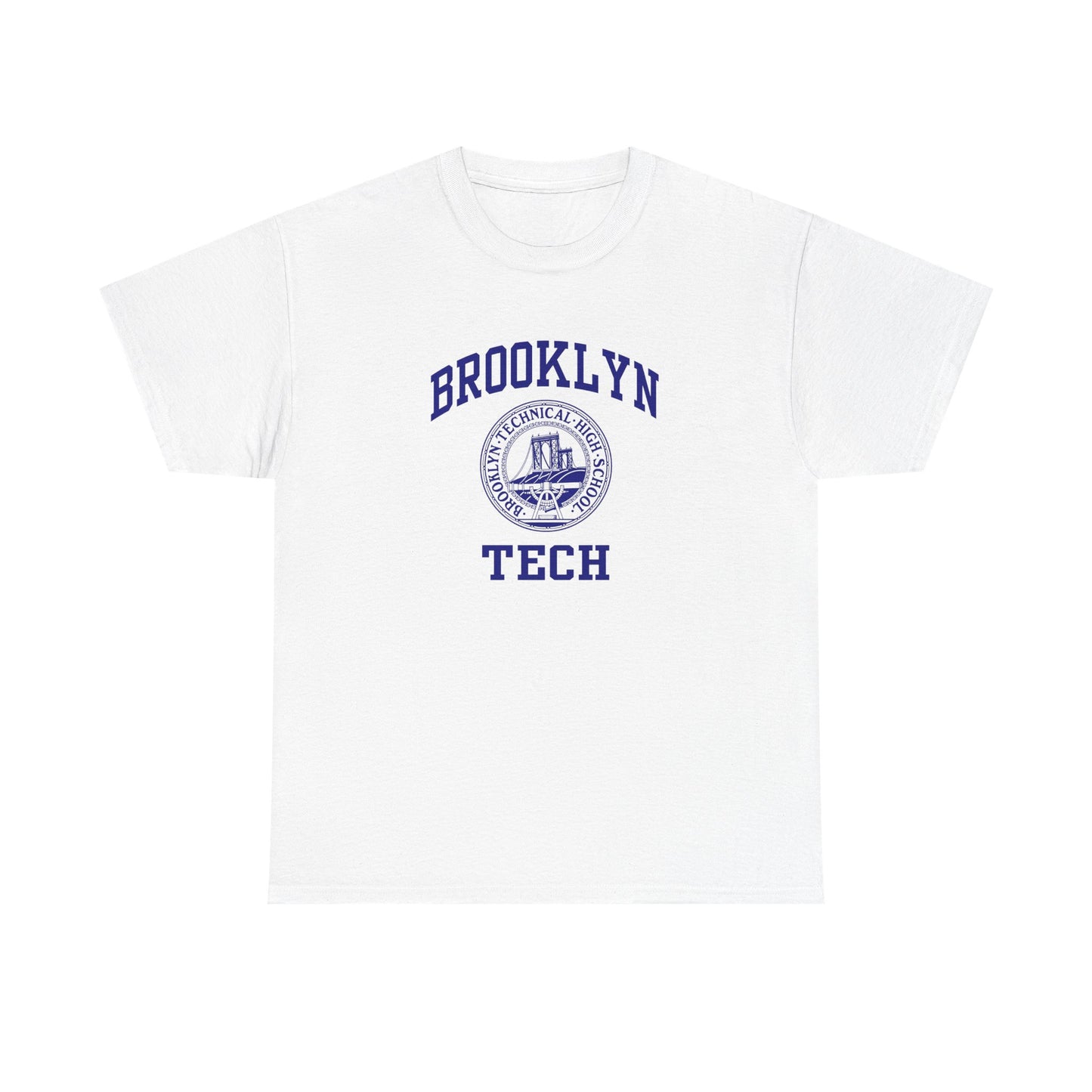 Classic Brooklyn Tech Logo - Men's Heavy Cotton Tee