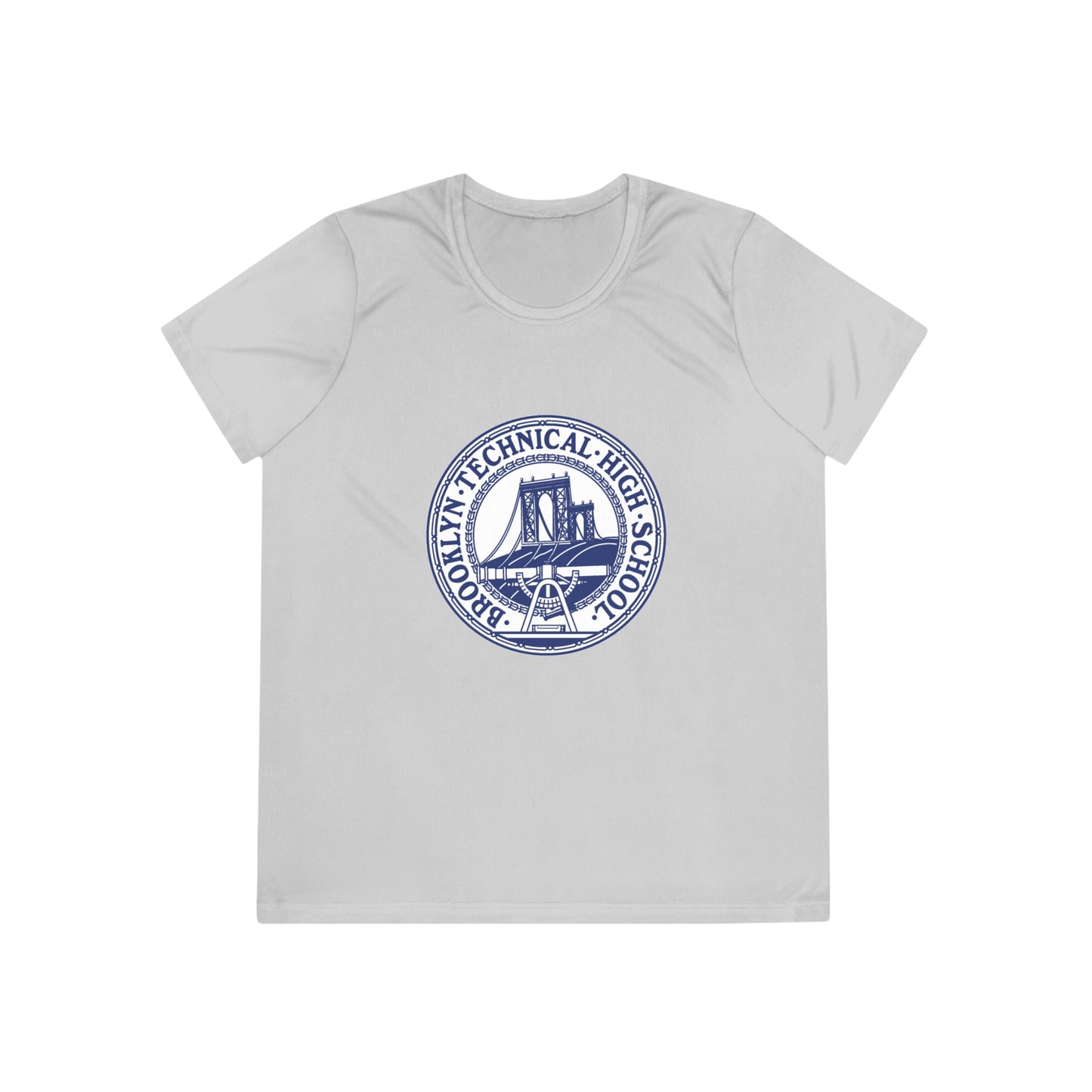 Classic Tech Seal With Background - Ladies Competitor T-Shirt