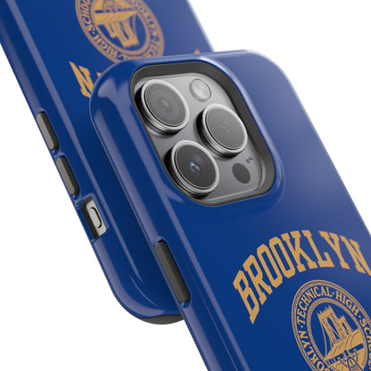 Brooklyn Tech Classic Logo - Impact-Resistant Phone Cases - Iphone Or Samsung - Navy