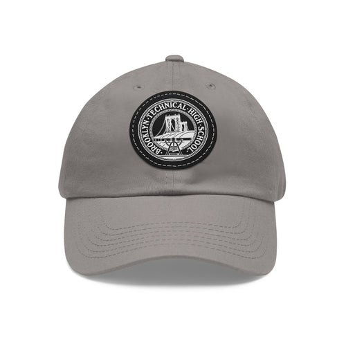 Classic Tech Logo - Hat with Leather Patch (Round)