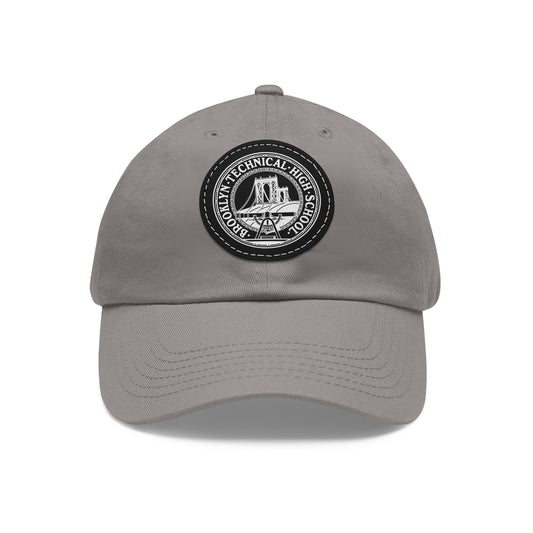 Classic Tech Logo - Hat with Leather Patch (Round)