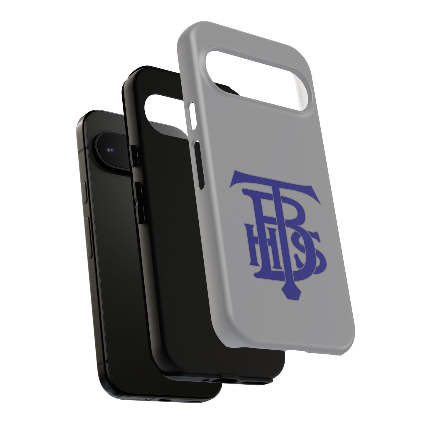 Stacked Logo - Tough Phone Cases - Gray - Google phones