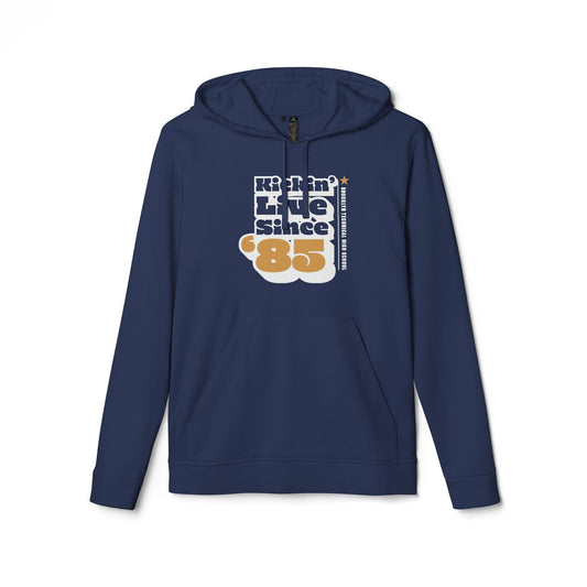 Class Of 1985 Commemorative Adidas Unisex Fleece Hoodie - "kickin' Live Since '85"