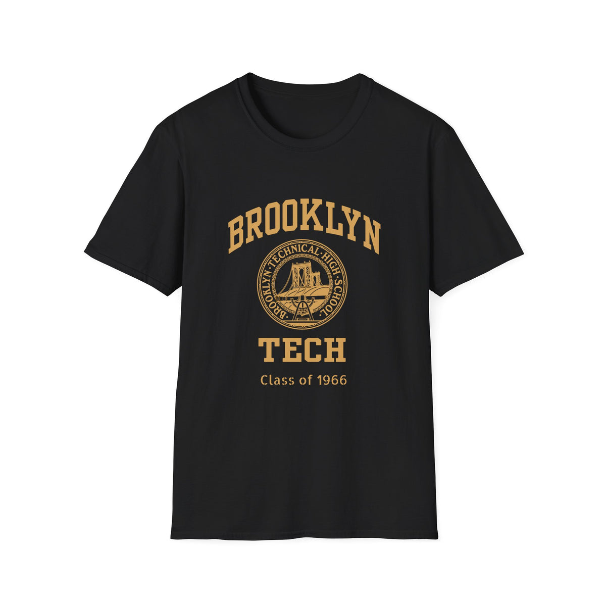 Class of 1966 - Classic Logo with Brooklyn Tech - Gildan Softstyle T-Shirt
