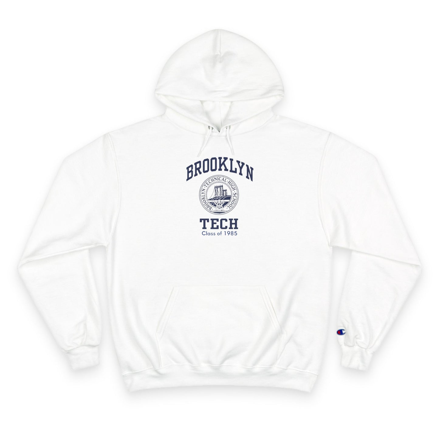 Classic Logo with Brooklyn Tech - Champion Hoodie - Class of 1985