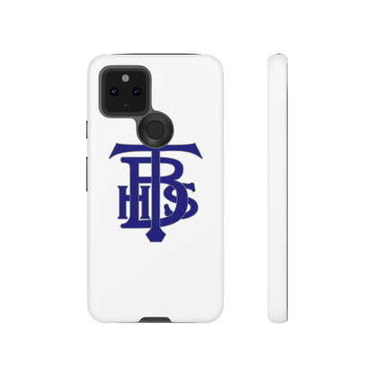 Stacked Logo - Tough Phone Cases - White